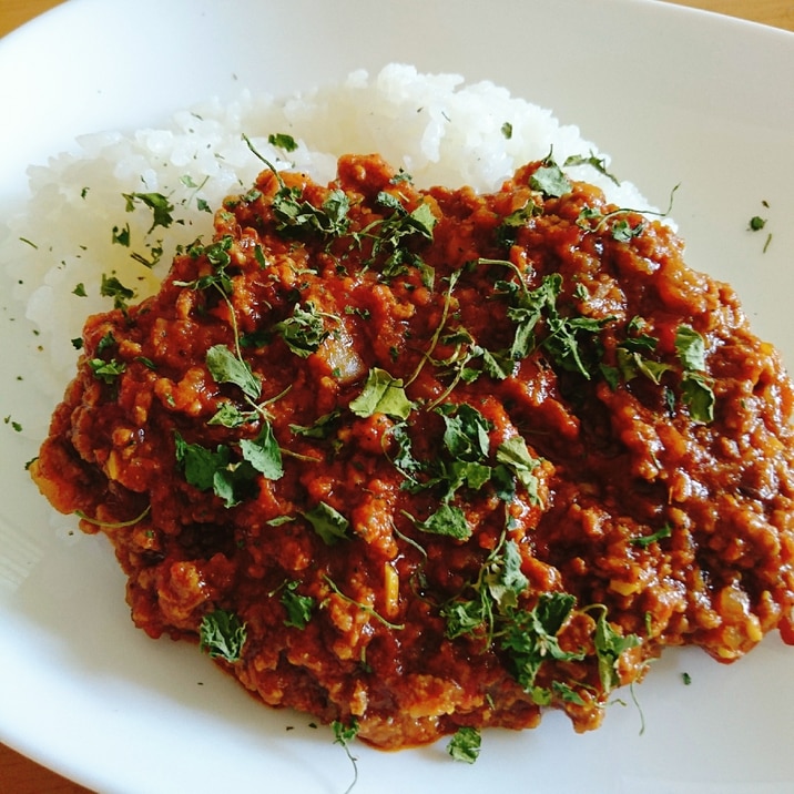 カスリメティ香る絶品キーマカレー